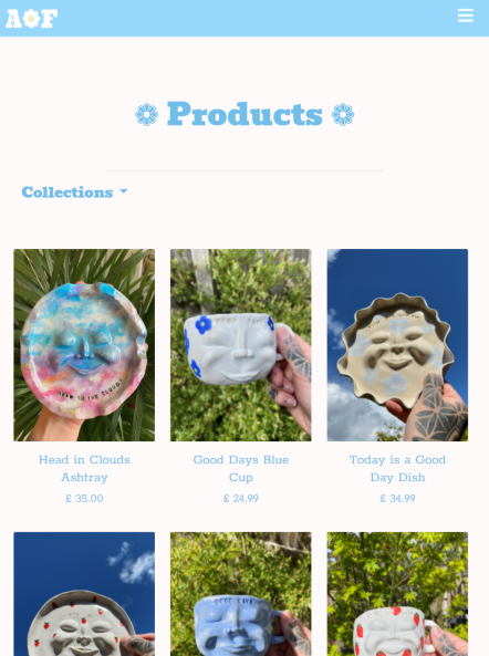 Abigail Flower Art Tablet