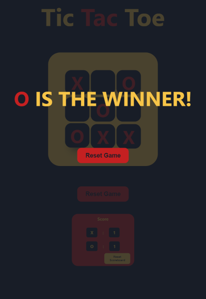 Tic Tac Toe React Game Tablet