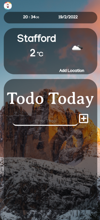 ToDo Dashboard Mobile