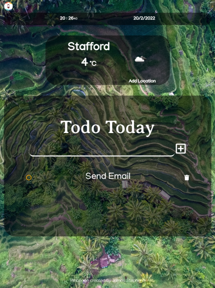 ToDo Dashboard Tablet